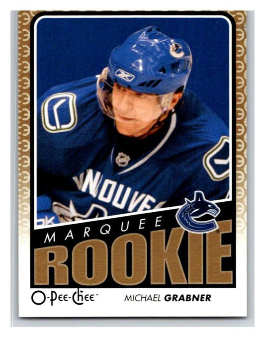 (HCW) 2009 O-Pee-Chee #792 Michael Grabner RC Rookie Canucks Mint NHL