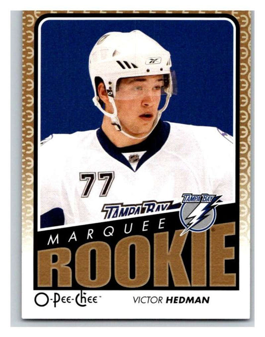 (HCW) 2009 O-Pee-Chee #797 Victor Hedman RC Rookie Lightning Mint NHL