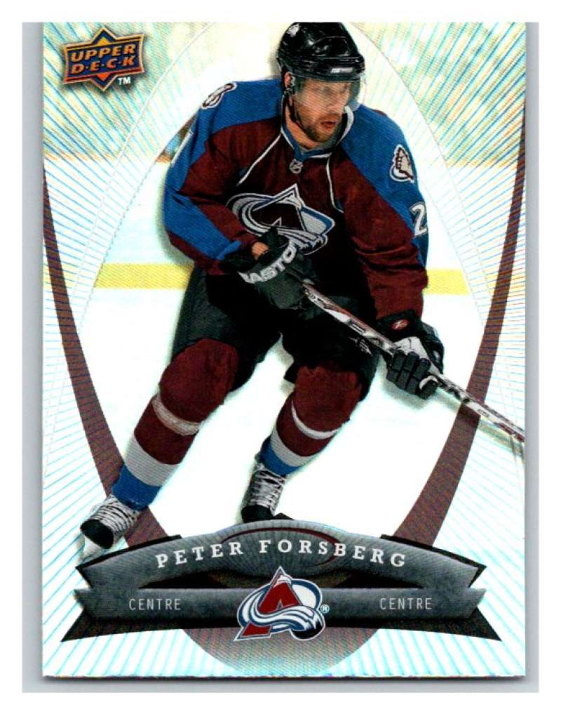 (HCW) 2008-09 Upper Deck McDonald's #13 Peter Forsberg Avalanche NHL Mint Image 1