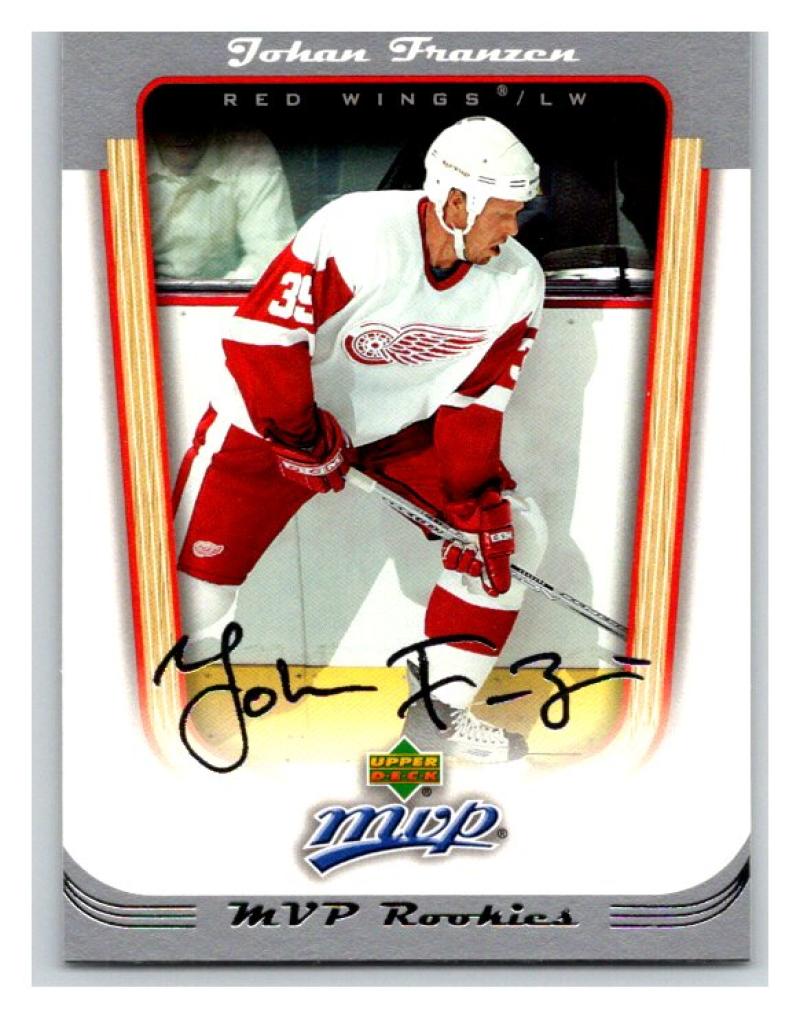 2005-06 Upper Deck MVP #421 Johan Franzen MINT Hockey NHL RC Rookie 02876 Image 1