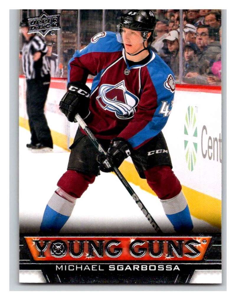 (HCW) 2013-14 Upper Deck #454 Michael Sgarbossa RC Rookie Avalanche YG 02938 Image 1