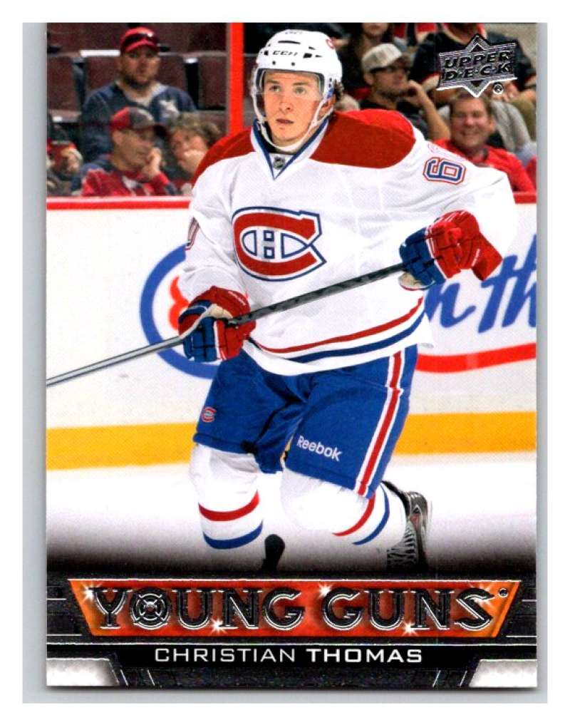 (HCW) 2013-14 Upper Deck #460 Christian Thomas RC Rookie Canadiens YG 02942 Image 1
