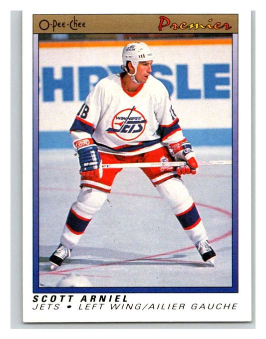 (HCW) 1990-91 OPC Premier #1 Scott Arniel Mint Image 1