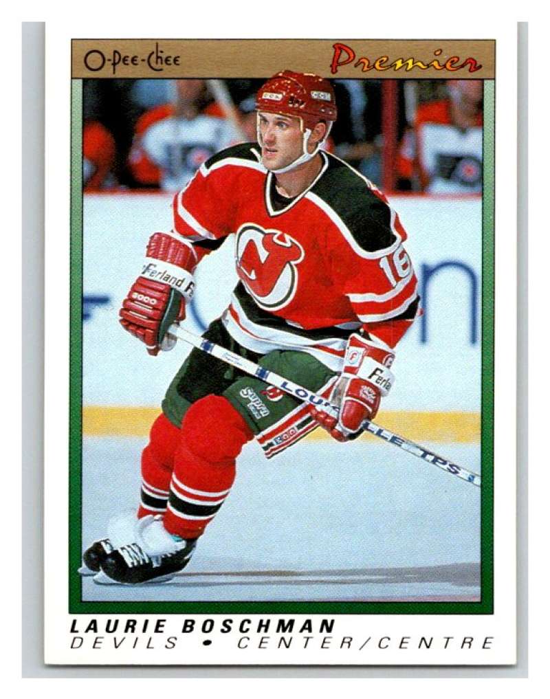 (HCW) 1990-91 OPC Premier #8 Laurie Boschman Mint Image 1