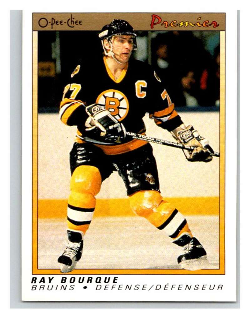 (HCW) 1990-91 OPC Premier #9 Ray Bourque Mint Image 1