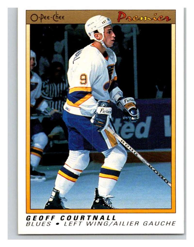 (HCW) 1990-91 OPC Premier #18 Geoff Courtnall Mint Image 1