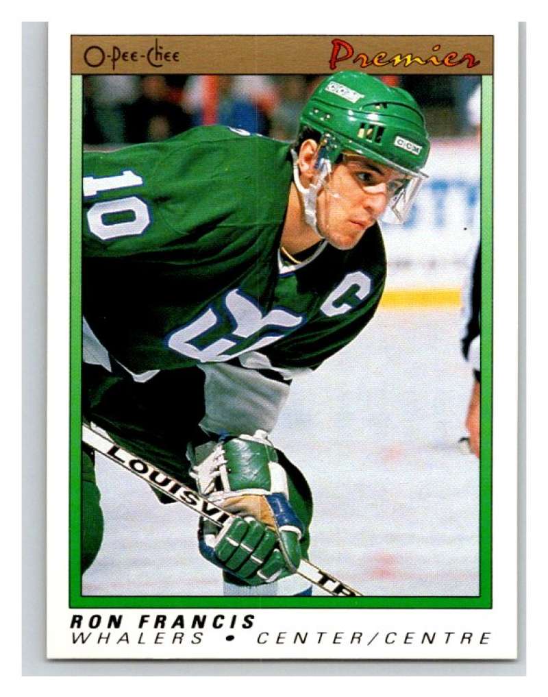 (HCW) 1990-91 OPC Premier #32 Ron Francis Whalers Mint Image 1