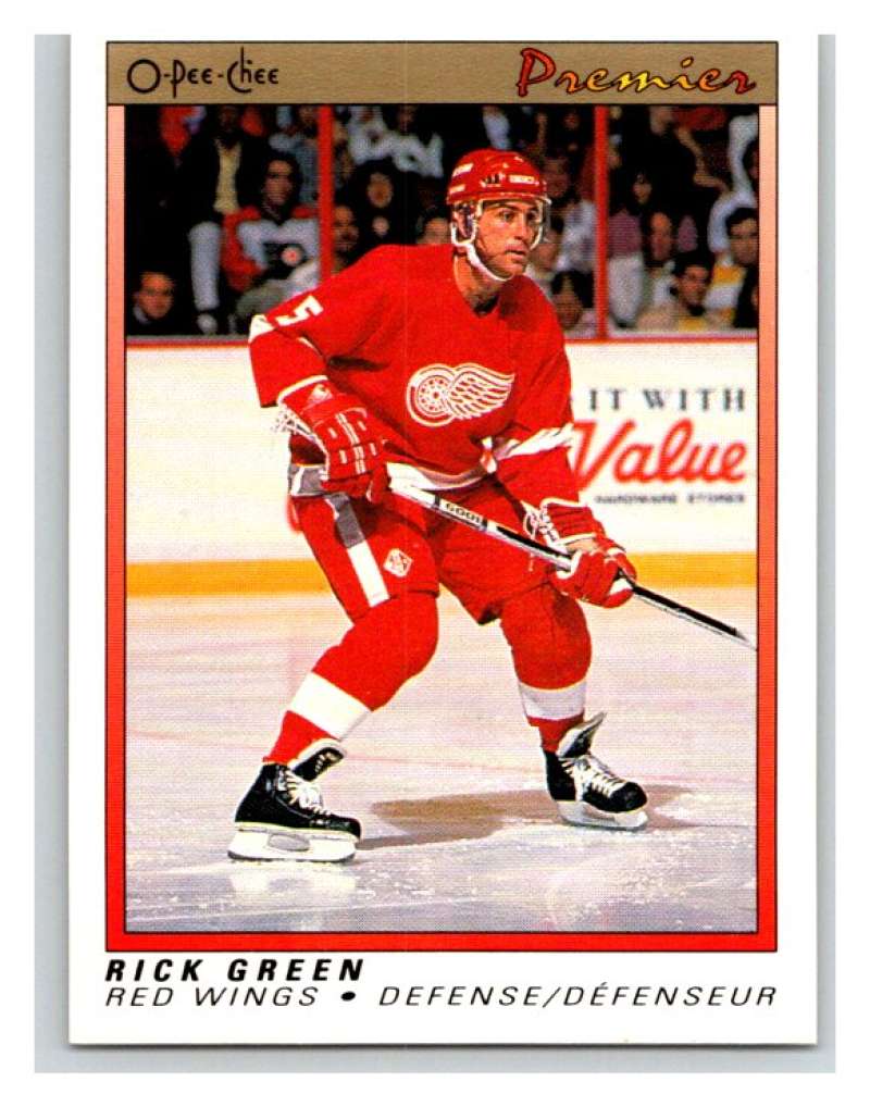 (HCW) 1990-91 OPC Premier #37 Rick Green Mint Image 1