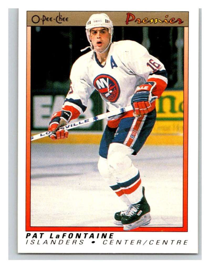 (HCW) 1990-91 OPC Premier #56 Pat LaFontaine Sabres Mint