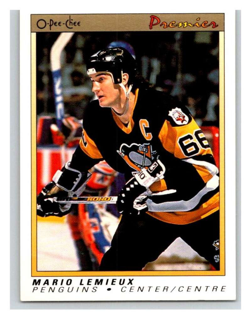 (HCW) 1990-91 OPC Premier #63 Mario Lemieux Penguins Mint