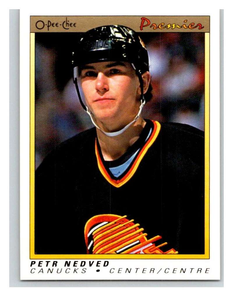 (HCW) 1990-91 OPC Premier #81 Petr Nedved RC Rookie Canucks Mint