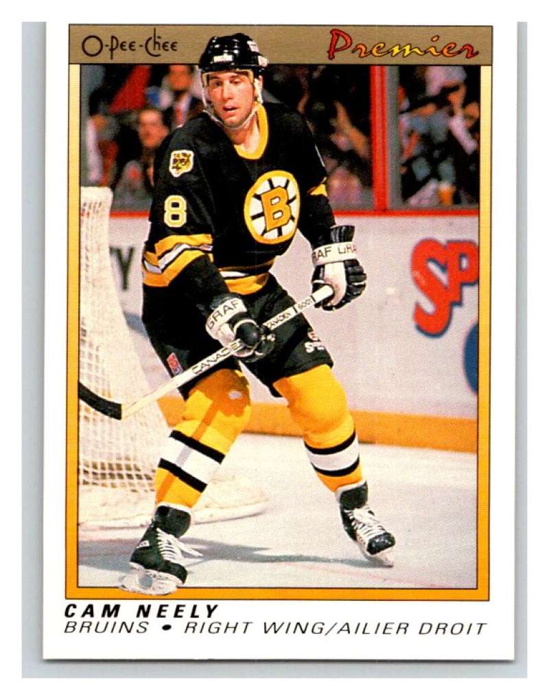 (HCW) 1990-91 OPC Premier #82 Cam Neely Mint Image 1