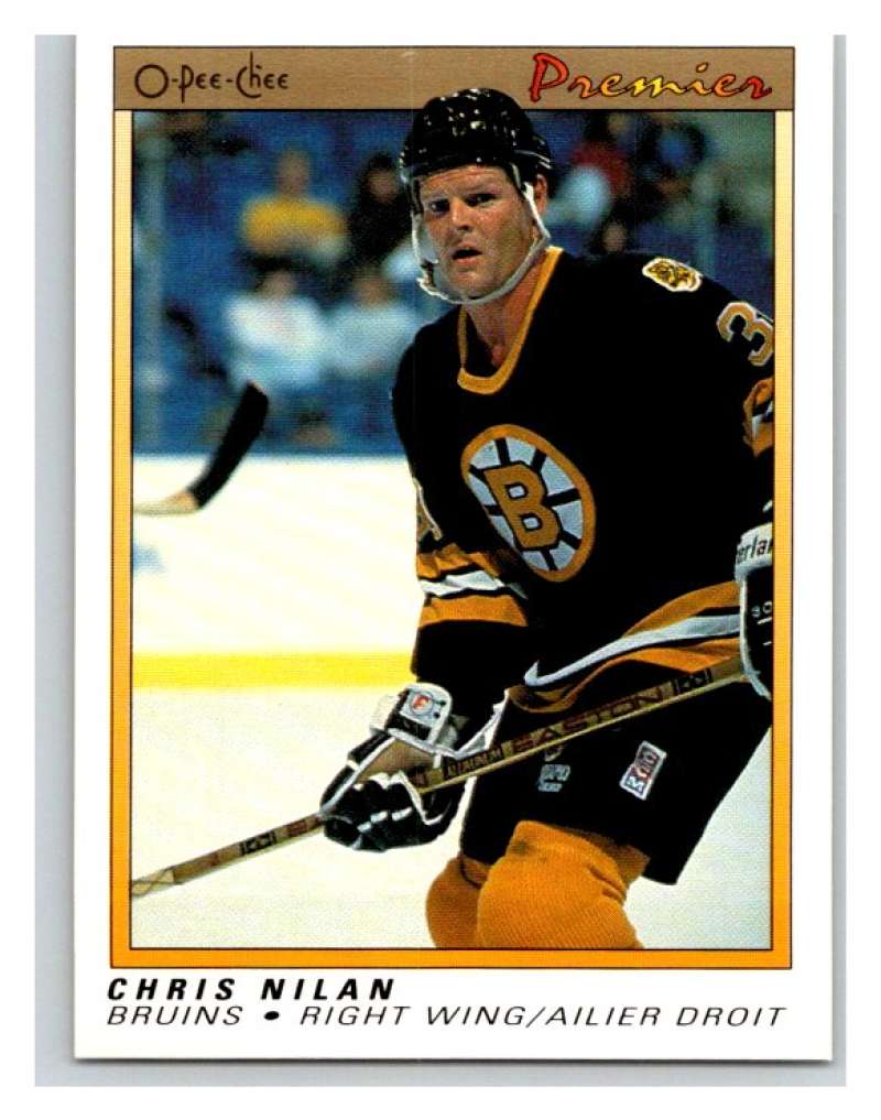 (HCW) 1990-91 OPC Premier #85 Chris Nilan Mint Image 1