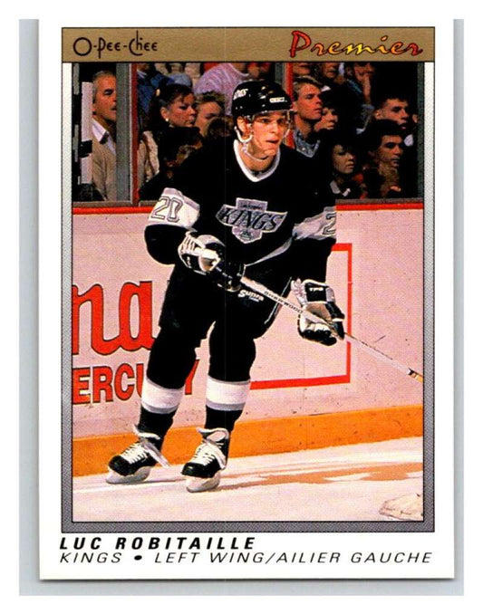 (HCW) 1990-91 OPC Premier #99 Luc Robitaille Kings Mint