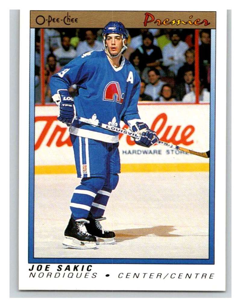 (HCW) 1990-91 OPC Premier #102 Joe Sakic Mint Image 1