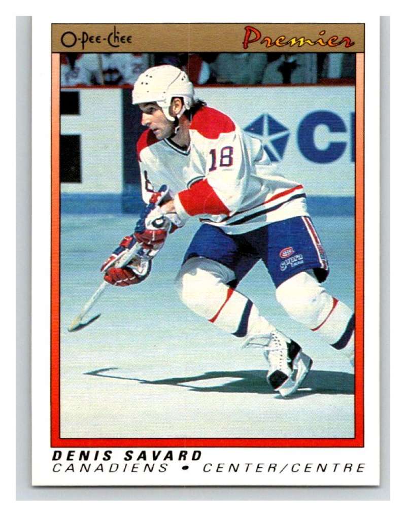 (HCW) 1990-91 OPC Premier #103 Denis Savard Mint Image 1