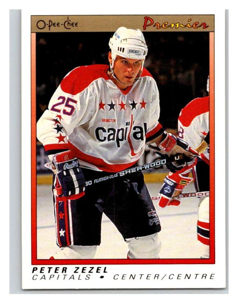 (HCW) 1990-91 OPC Premier #131 Peter Zezel Mint Image 1