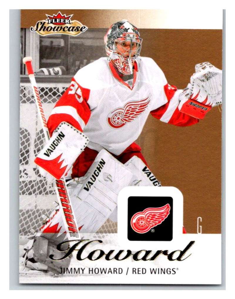 2013-14 Upper Deck Fleer Showcase #26 Jimmy Howard Red Wings NHL Mint Image 1
