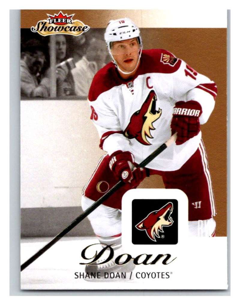 2013-14 Upper Deck Fleer Showcase #75 Shane Doan Coyotes NHL Mint Image 1