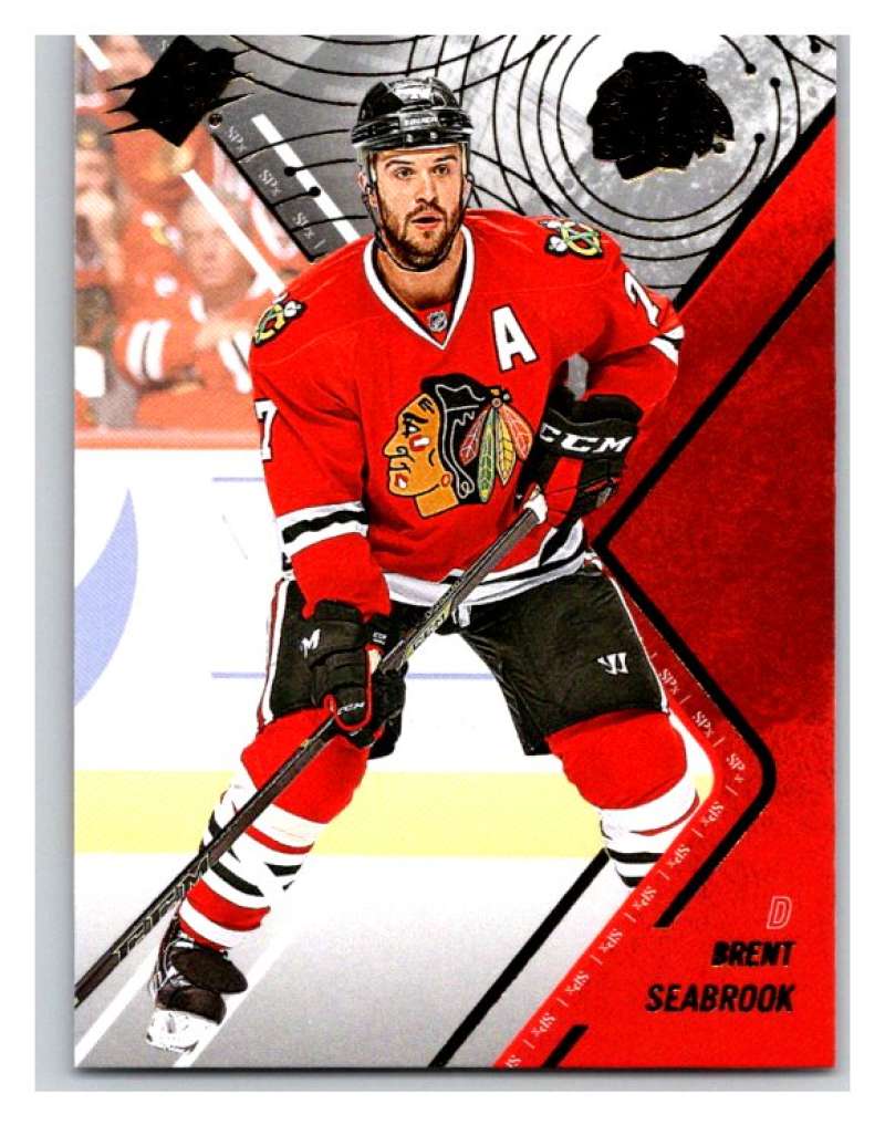 2015-16 SPx #50 Brent Seabrook Blackhawks Upper Deck NHL Mint Image 1