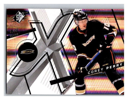 (HCW) 2008-09 SP SPx #98 Corey Perry Ducks Upper Deck NHL Mint Image 1