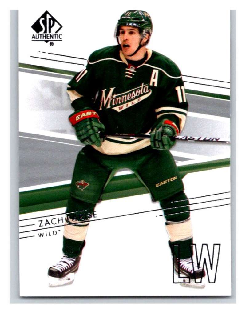 2014-15 Upper Deck SP Authentic #48 Zach Parise Wild NHL Mint Image 1