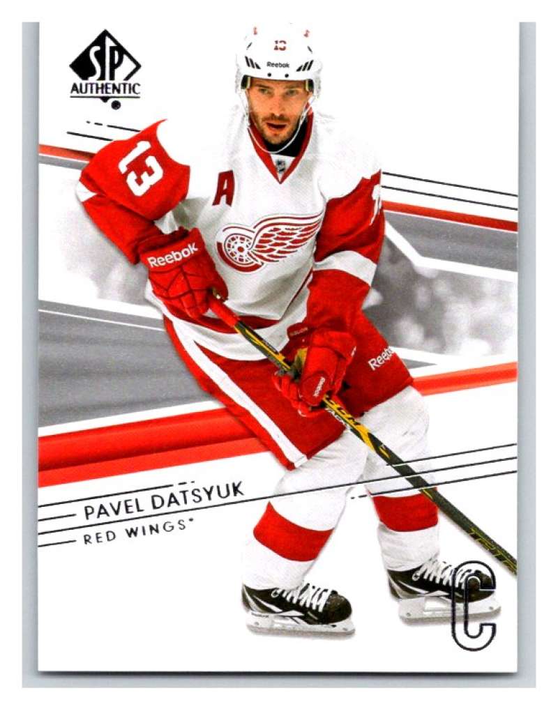 2014-15 Upper Deck SP Authentic #57 Pavel Datsyuk Red Wings NHL Mint Image 1