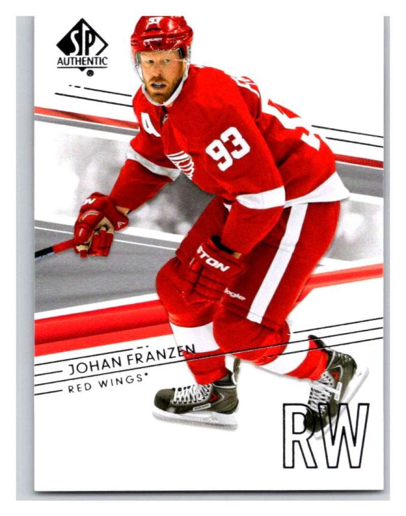 2014-15 Upper Deck SP Authentic #68 Johan Franzen Red Wings NHL Mint Image 1