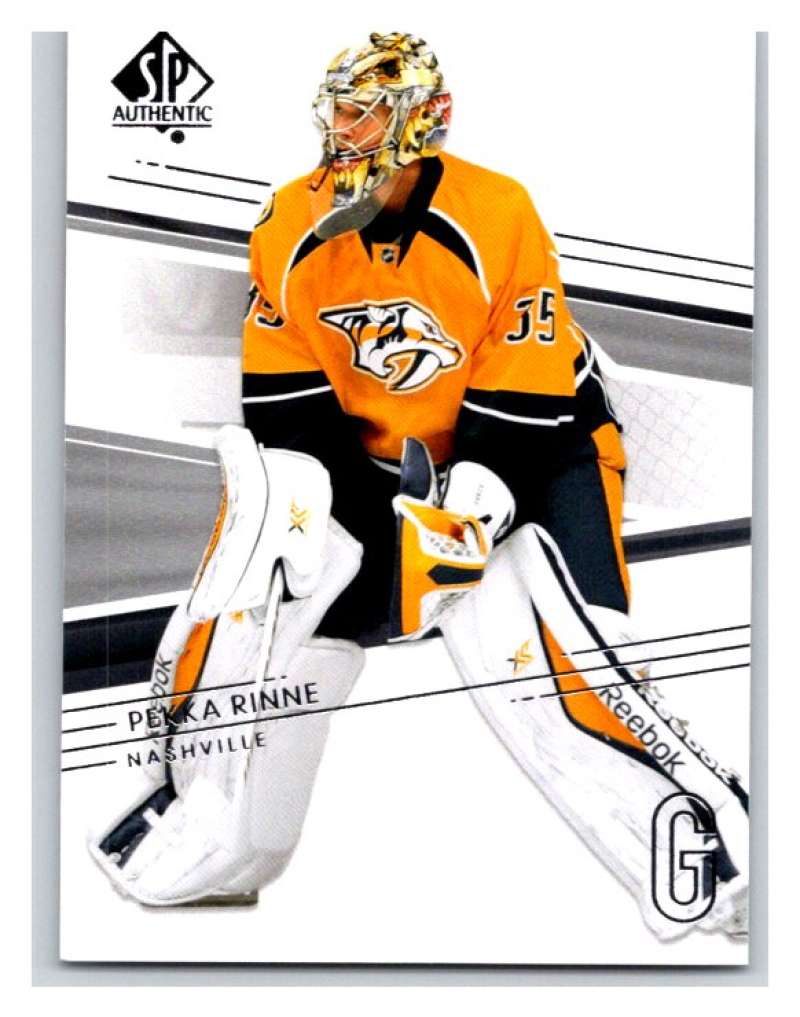 2014-15 Upper Deck SP Authentic #70 Pekka Rinne Predators NHL Mint Image 1