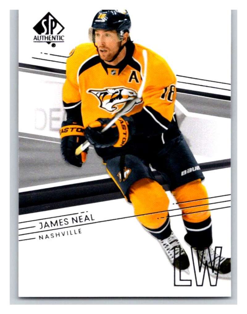 2014-15 Upper Deck SP Authentic #82 James Neal Predators NHL Mint Image 1