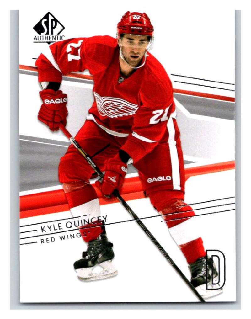 2014-15 Upper Deck SP Authentic #87 Kyle Quincey Red Wings NHL Mint Image 1