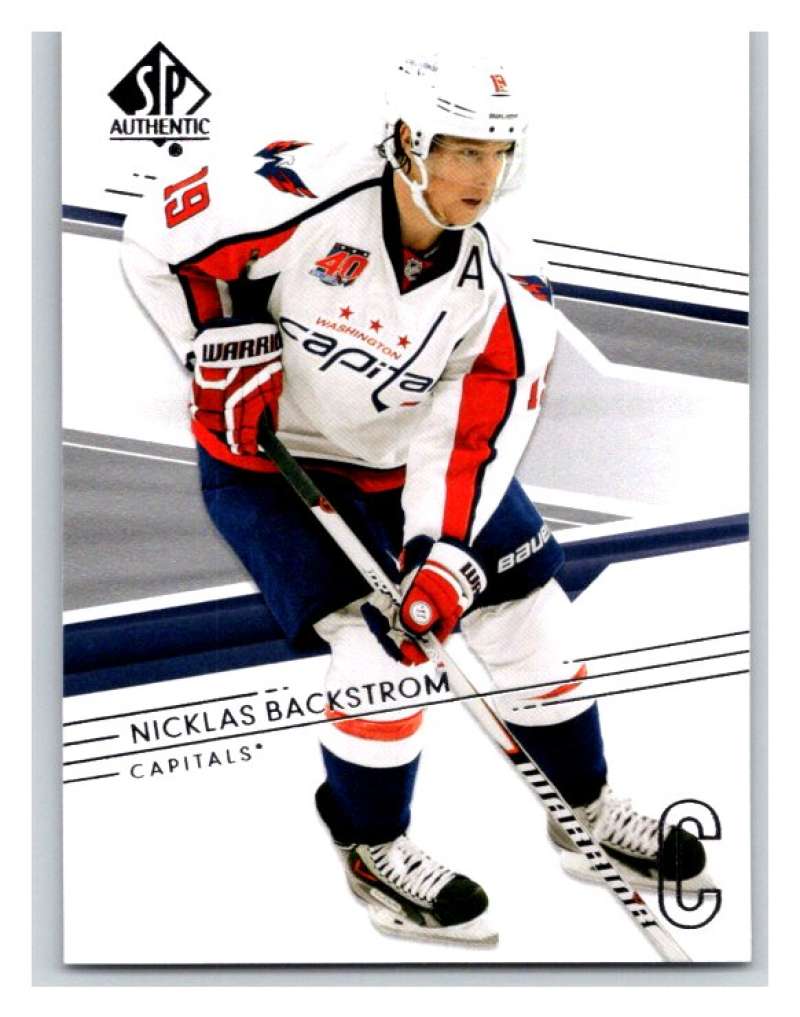 2014-15 Upper Deck SP Authentic #95 Nicklas Backstrom Capitals NHL Mint Image 1