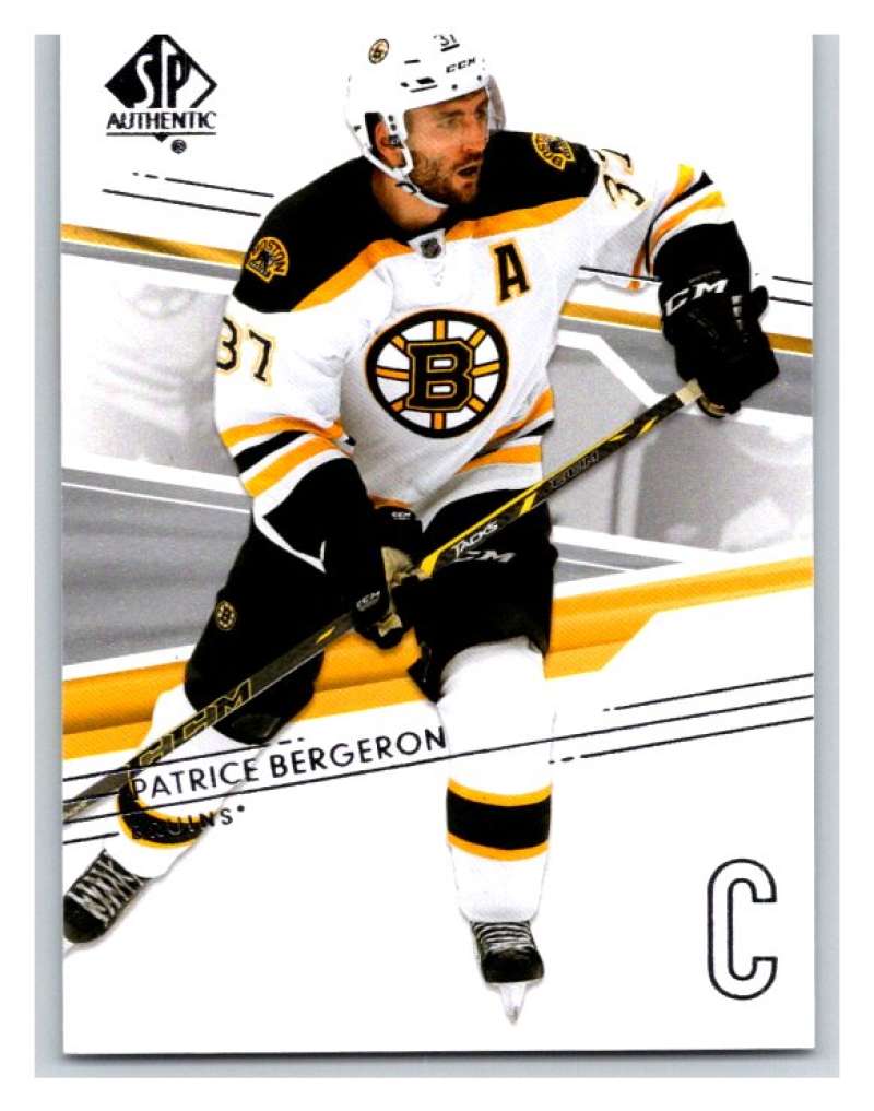 2014-15 Upper Deck SP Authentic #115 Patrice Bergeron Bruins NHL Mint Image 1