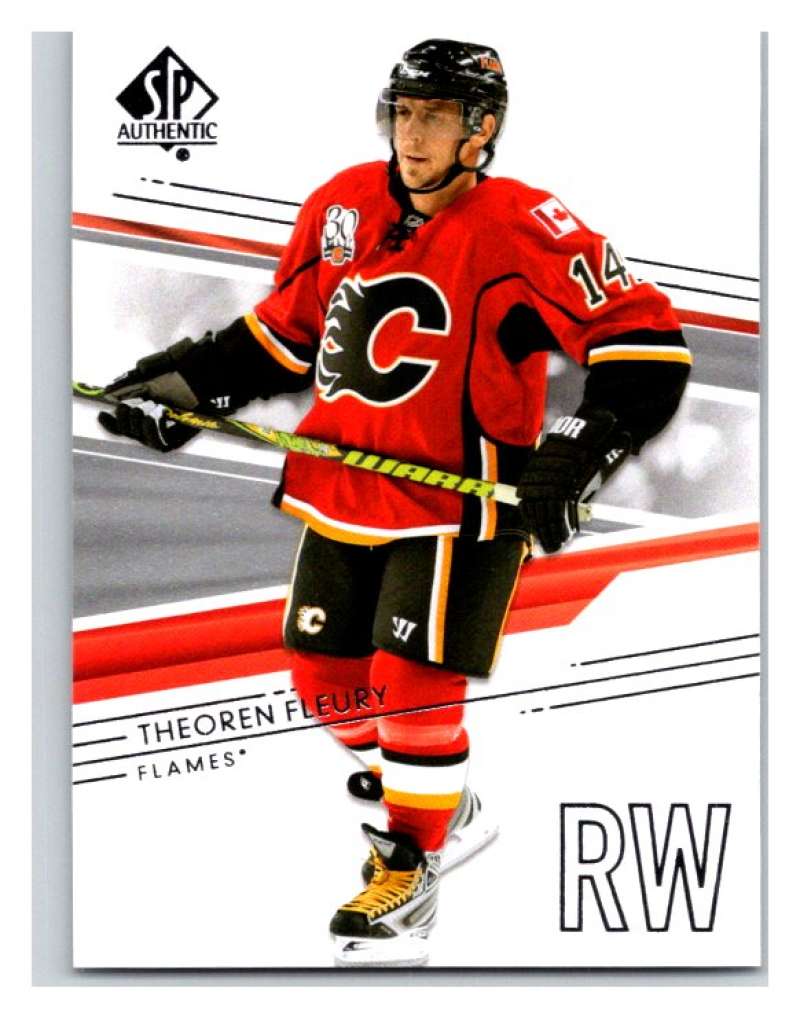 2014-15 Upper Deck SP Authentic #119 Theoren Fleury Flames NHL Mint Image 1