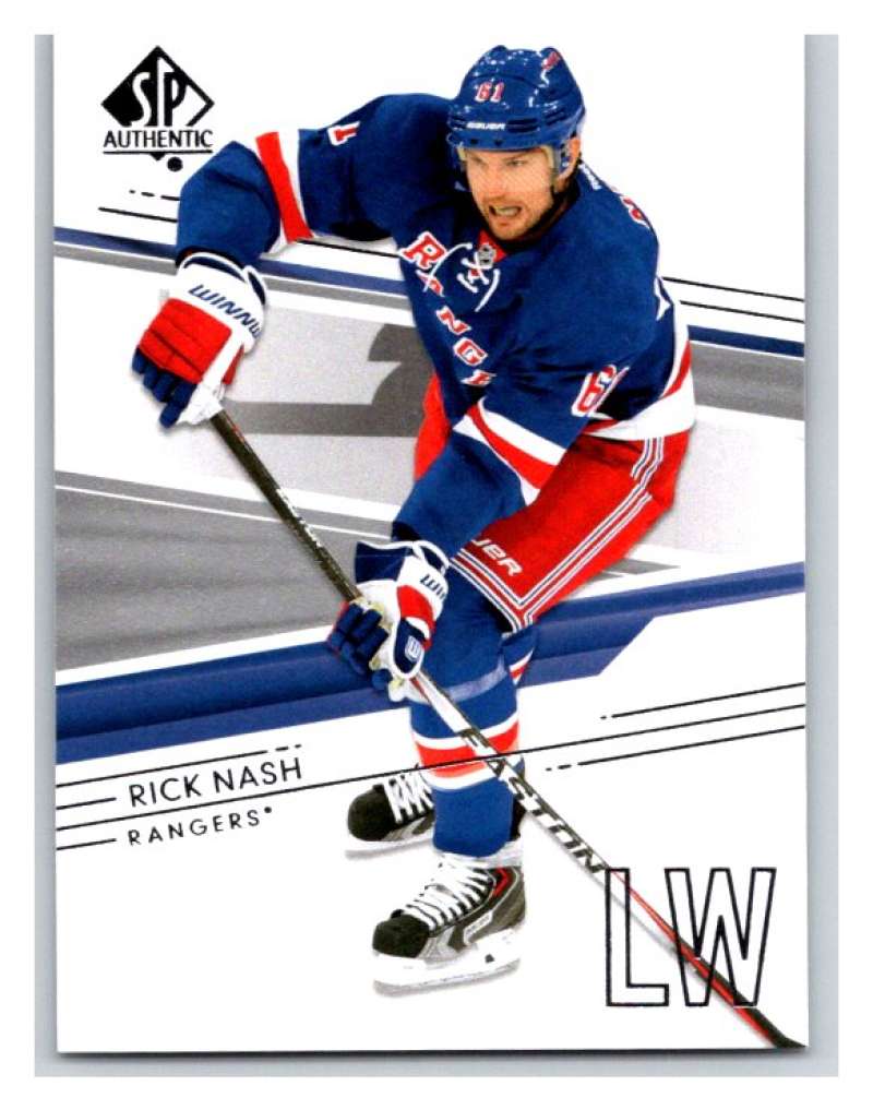2014-15 Upper Deck SP Authentic #142 Rick Nash NY Rangers NHL Mint Image 1