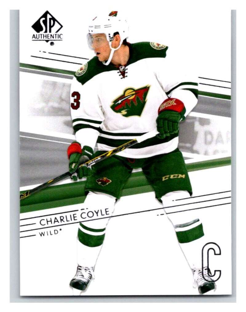 2014-15 Upper Deck SP Authentic #145 Charlie Coyle Wild NHL Mint Image 1