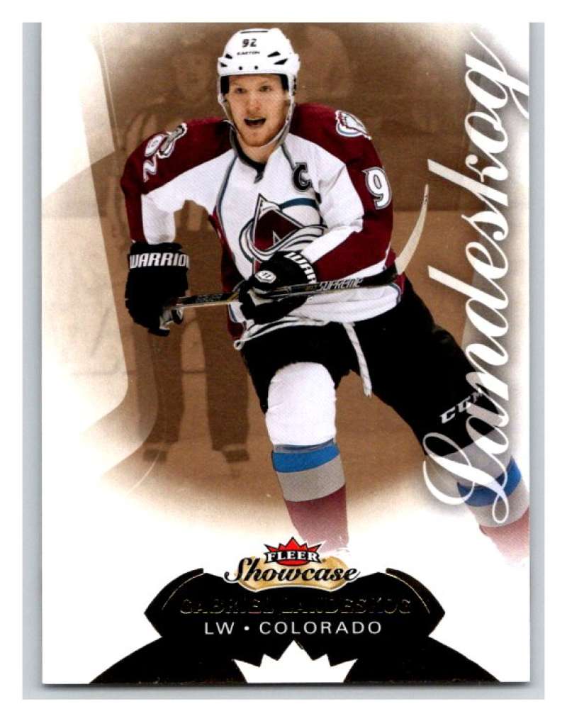 2014-15 Upper Deck Fleer Showcase #9 Gabriel Landeskog Avalanche NHL Mint Image 1