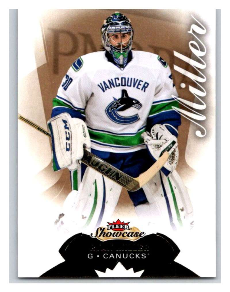 2014-15 Upper Deck Fleer Showcase #12 Ryan Miller Canucks NHL Mint Image 1