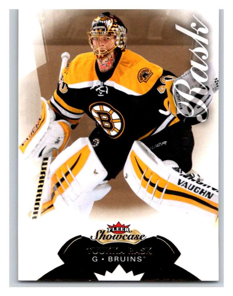 2014-15 Upper Deck Fleer Showcase #15 Tuukka Rask Bruins NHL Mint Image 1