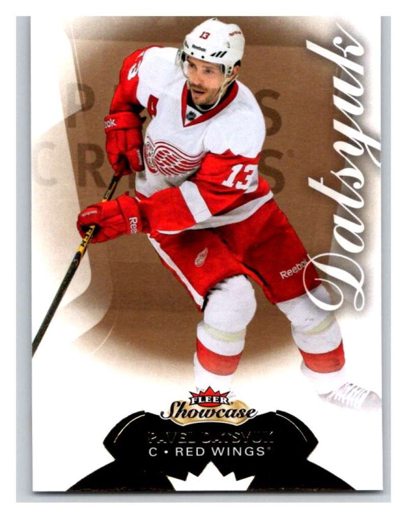 2014-15 Upper Deck Fleer Showcase #21 Pavel Datsyuk Red Wings NHL Mint Image 1