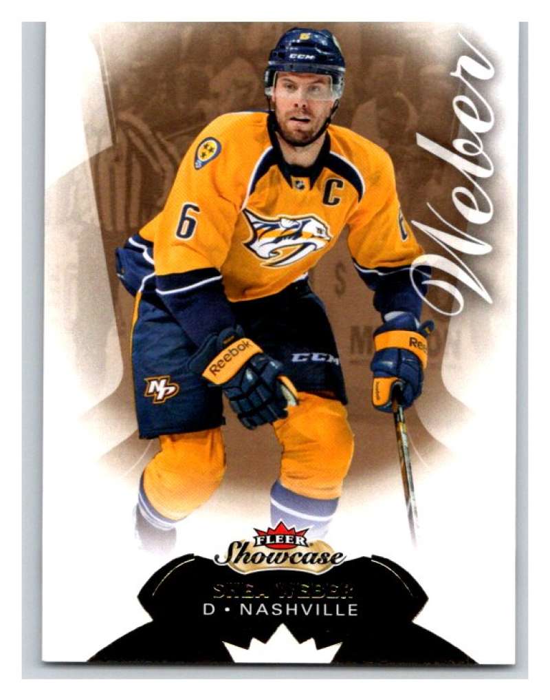2014-15 Upper Deck Fleer Showcase #24 Shea Weber Predators NHL Mint Image 1