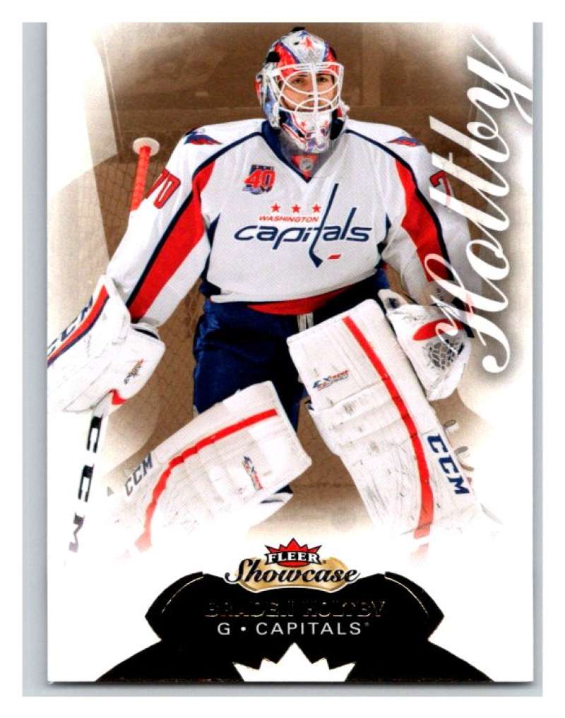 2014-15 Upper Deck Fleer Showcase #26 Braden Holtby Capitals NHL Mint Image 1