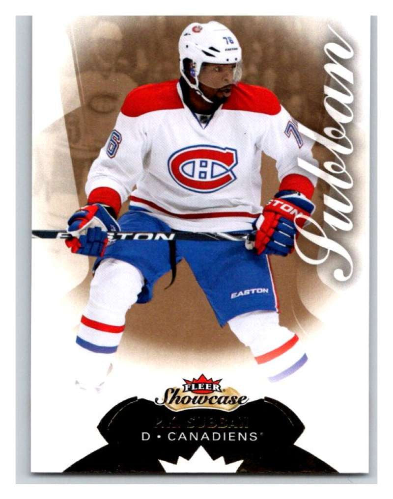 2014-15 Upper Deck Fleer Showcase #31 P.K. Subban Canadiens NHL Mint