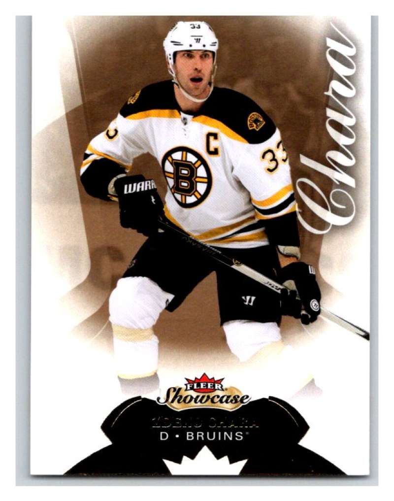 2014-15 Upper Deck Fleer Showcase #35 Zdeno Chara Bruins NHL Mint Image 1
