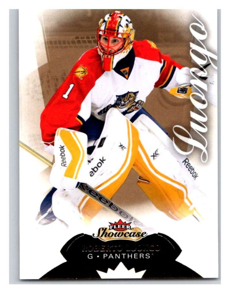 2014-15 Upper Deck Fleer Showcase #42 Roberto Luongo Panthers NHL Mint Image 1