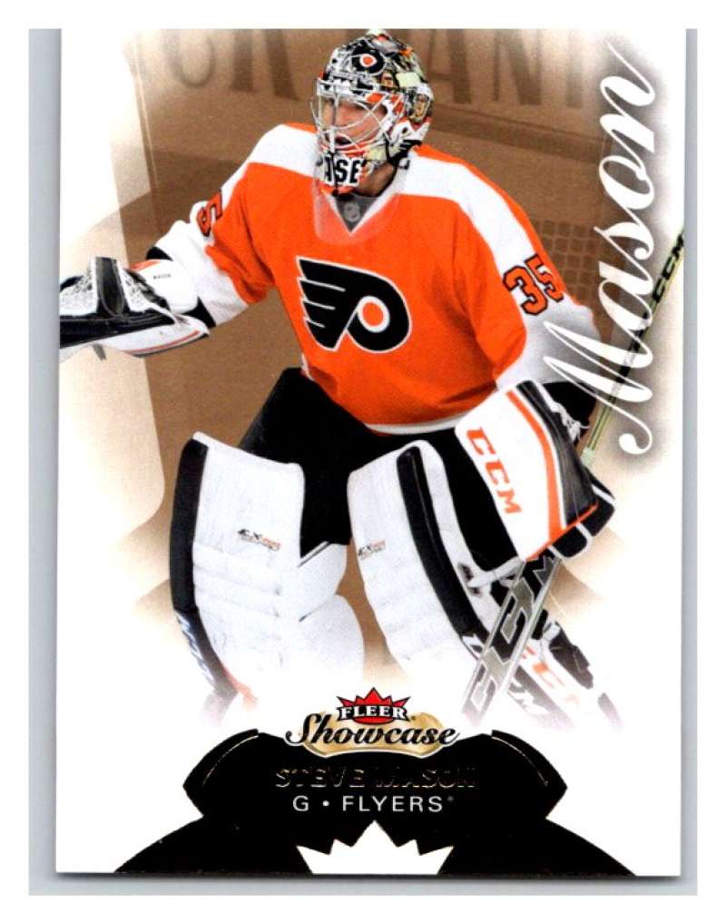 2014-15 Upper Deck Fleer Showcase #46 Steve Mason Flyers NHL Mint Image 1