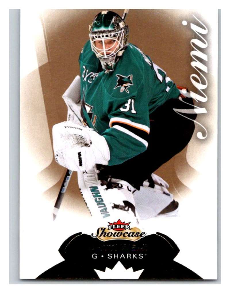 2014-15 Upper Deck Fleer Showcase #47 Antti Niemi Sharks NHL Mint Image 1