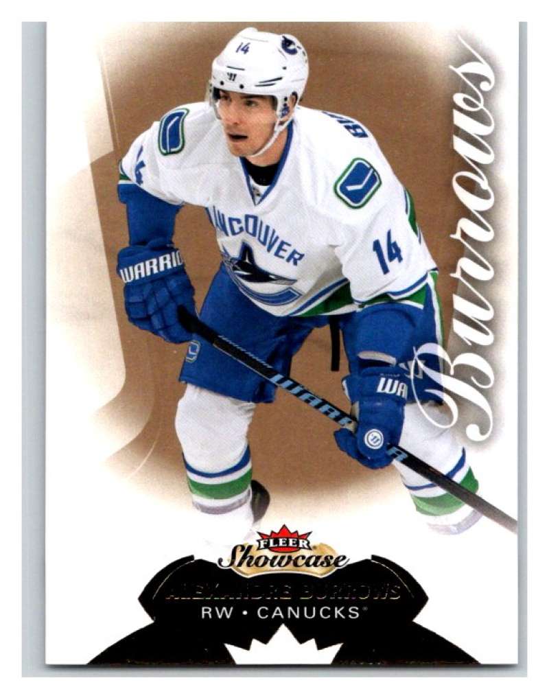 2014-15 Upper Deck Fleer Showcase #58 Alexandre Burrows Canucks NHL Mint Image 1