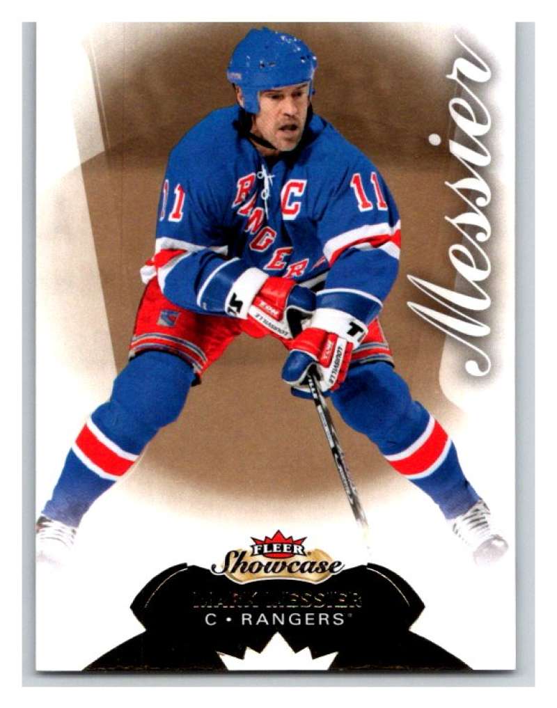 2014-15 Upper Deck Fleer Showcase #63 Mark Messier NY Rangers NHL Mint Image 1