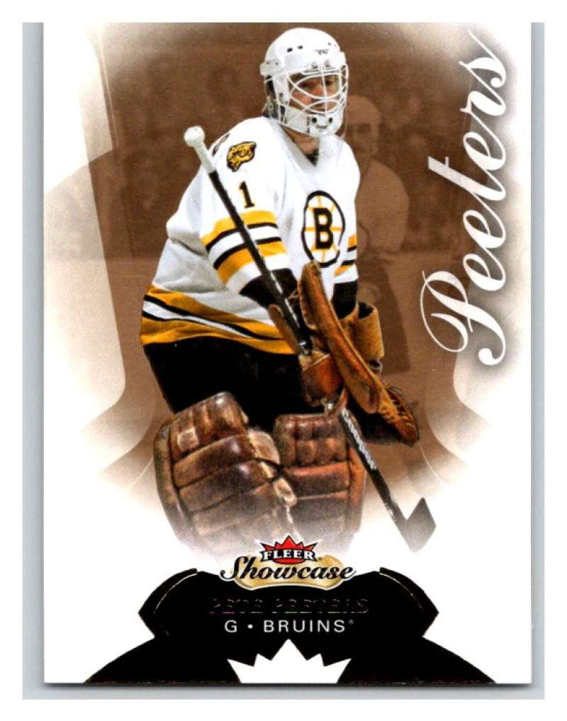 2014-15 Upper Deck Fleer Showcase #71 Pete Peeters Bruins NHL Mint